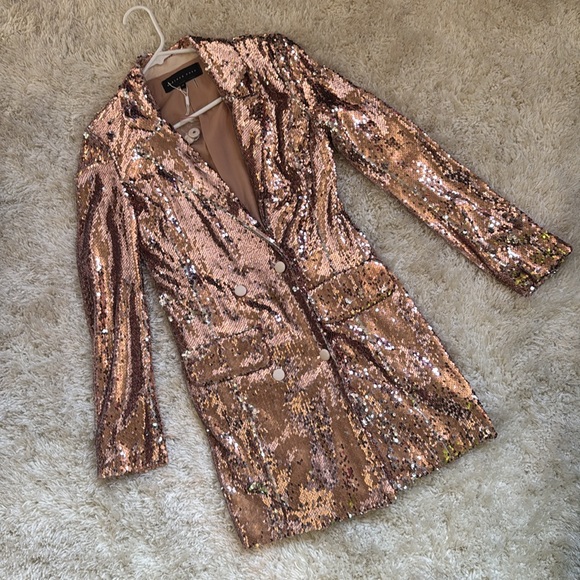 Endless Rose Sequin Blazer Jacket - Picture 13 of 17